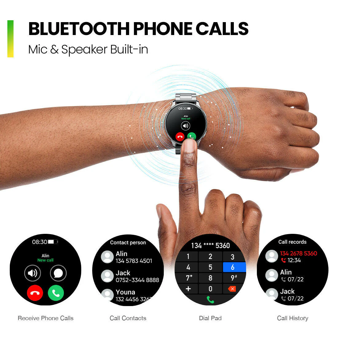 Amazfit Pop 3R Smart Watch(Bluetooth Calling) 