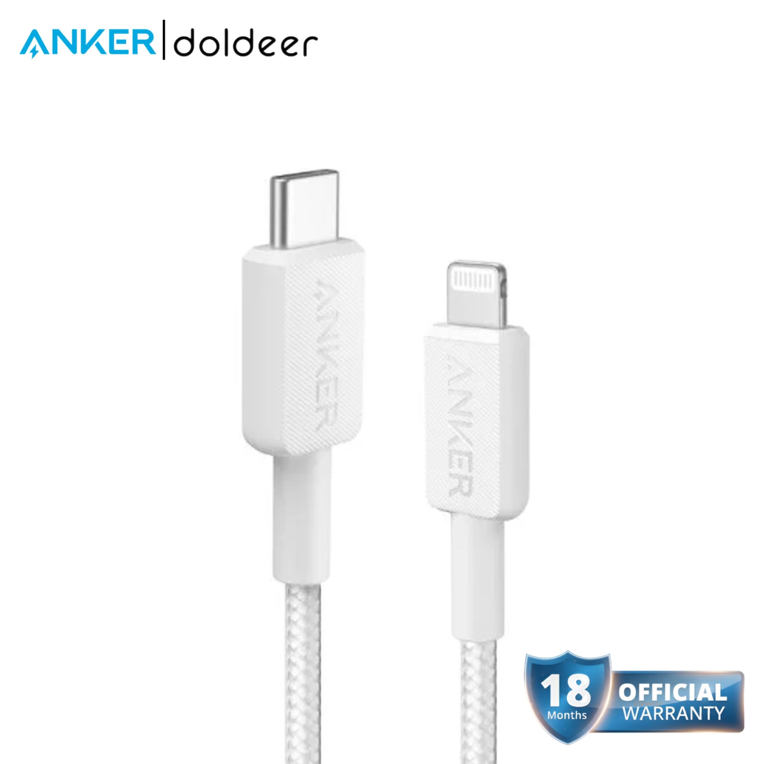 Anker 322 Braided USB‑C to Lightning 3fit Cable Anker 322 Braided USB‑C to Lightning 3fit Cable