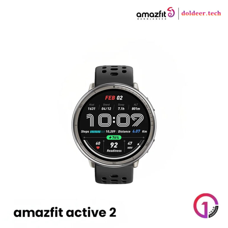 Amazfit Active 2R Smart Watch with 5ATM, AMOLED Display, GPS