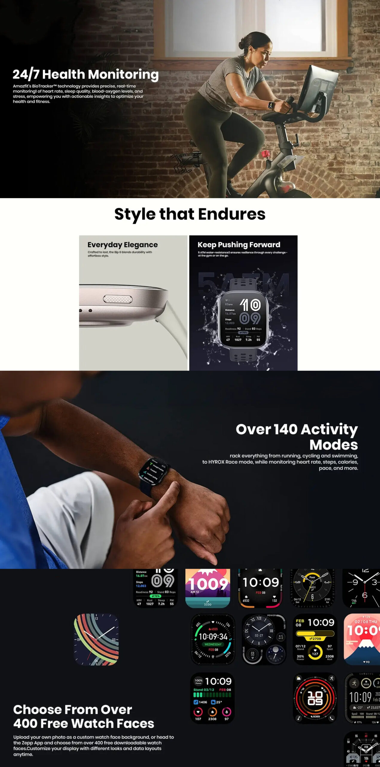 Amazfit Bip 6 BT calling Smart Watch with GPS 