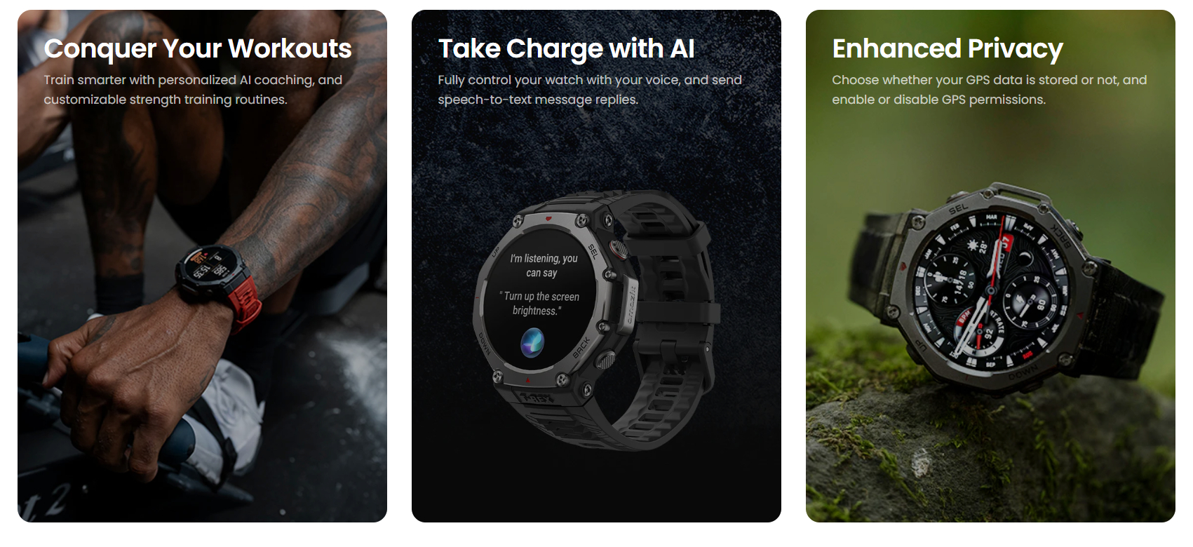Amazfit T-Rex 3 Rugged Smartwatch with GPS 