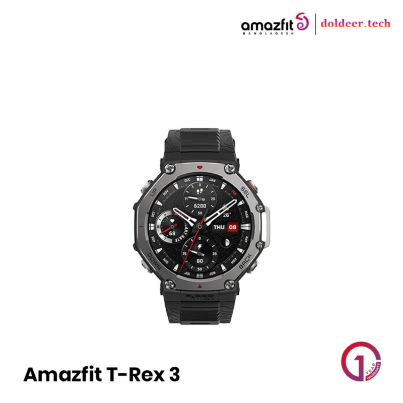 Amazfit T-Rex 3 Rugged Smartwatch with GPS