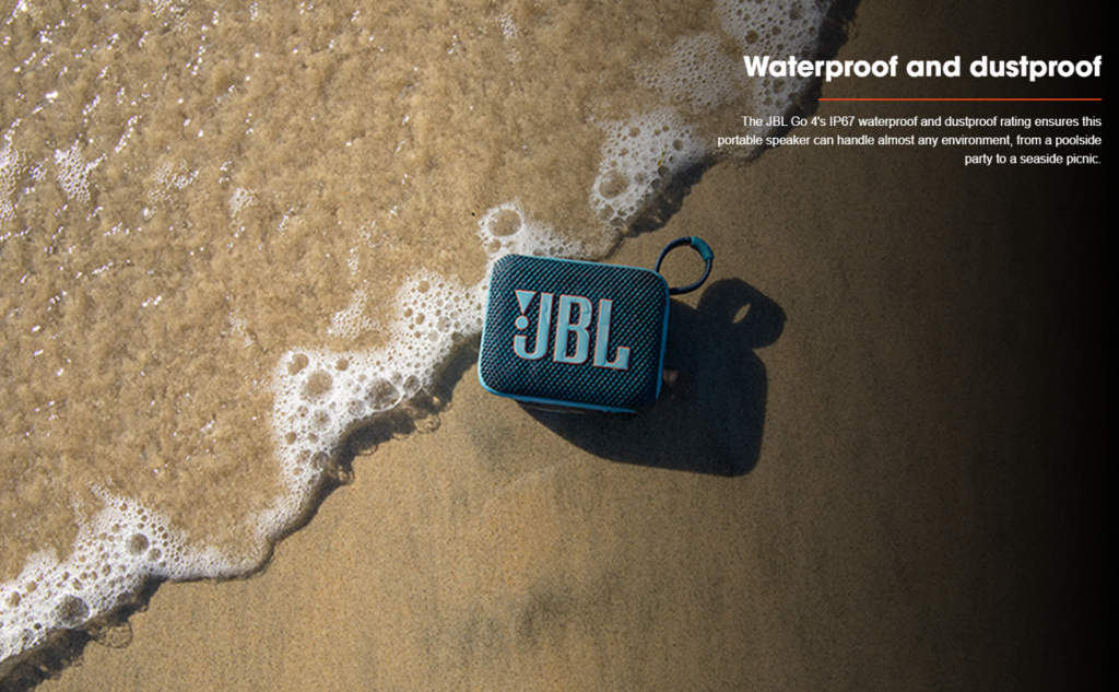JBL GO 4 Ultra Portable Waterproof Bluetooth Speaker

