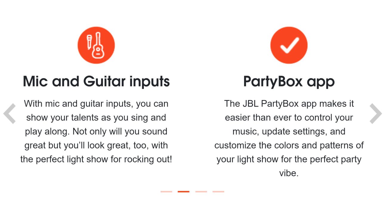 JBL Partybox 110 Portable party speaker 160W 