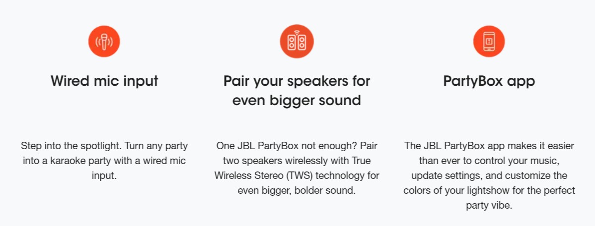 JBL Partybox Encore Essential 100W Sound