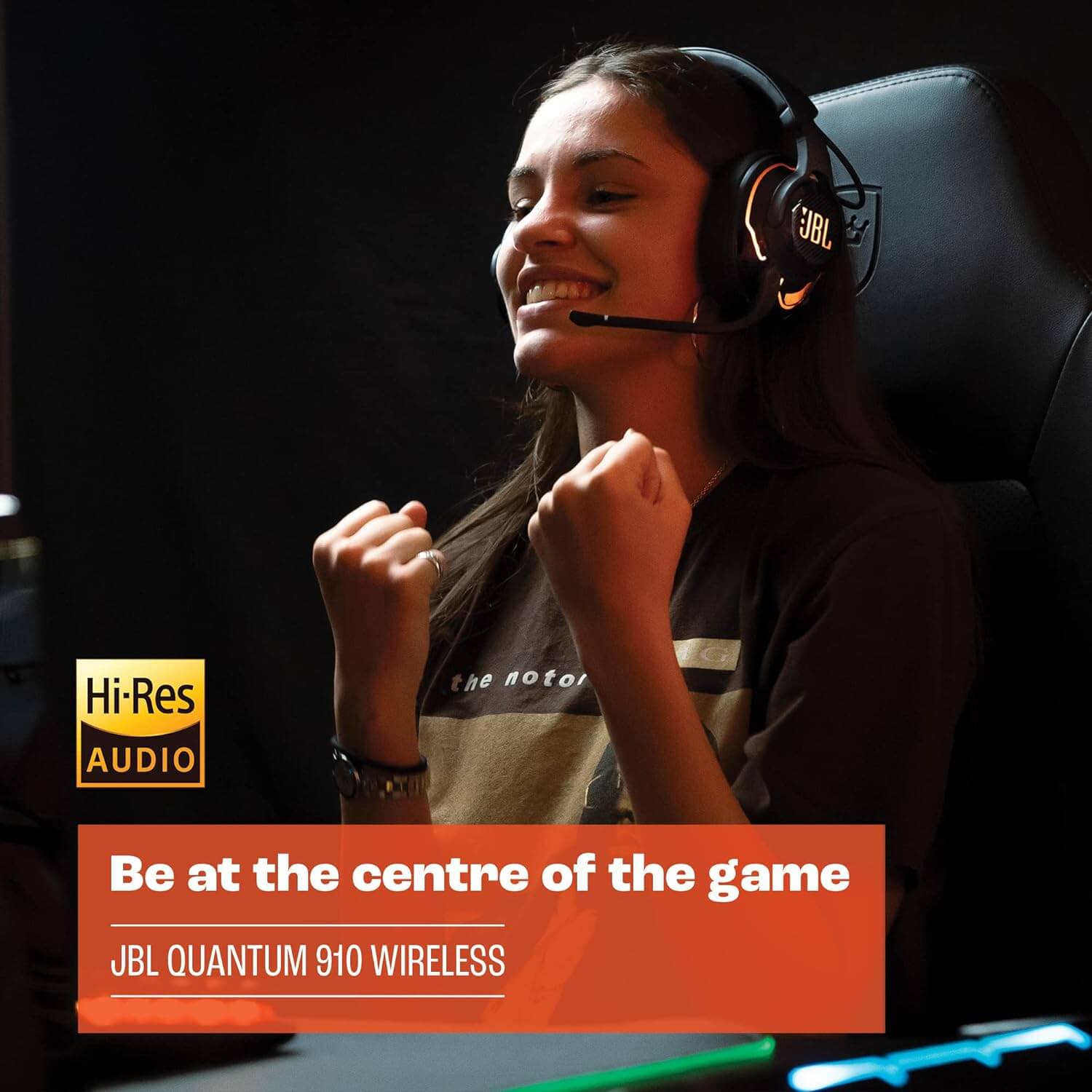 JBL Quantum 910 Wireless ANC Over-Ear Gaming Headphones

