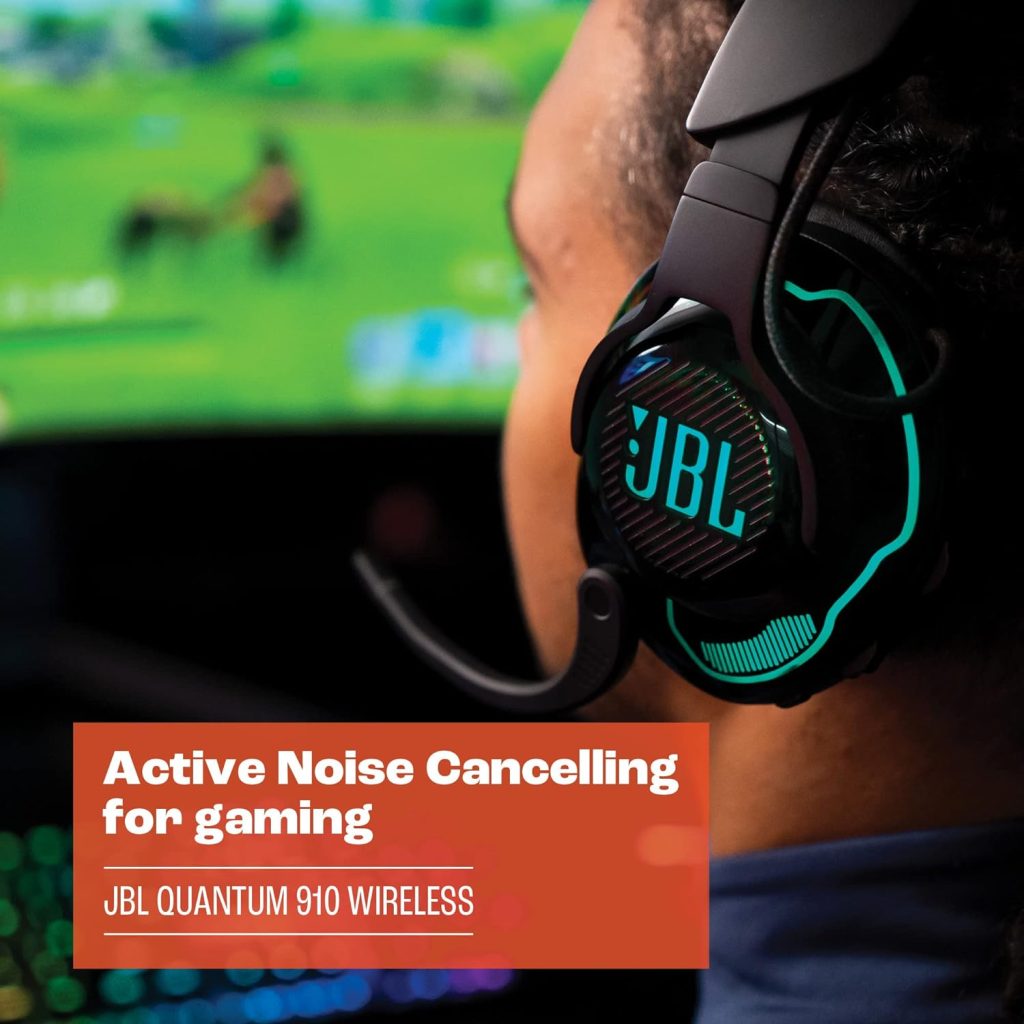 JBL Quantum 910 Wireless ANC Over-Ear Gaming Headphones
