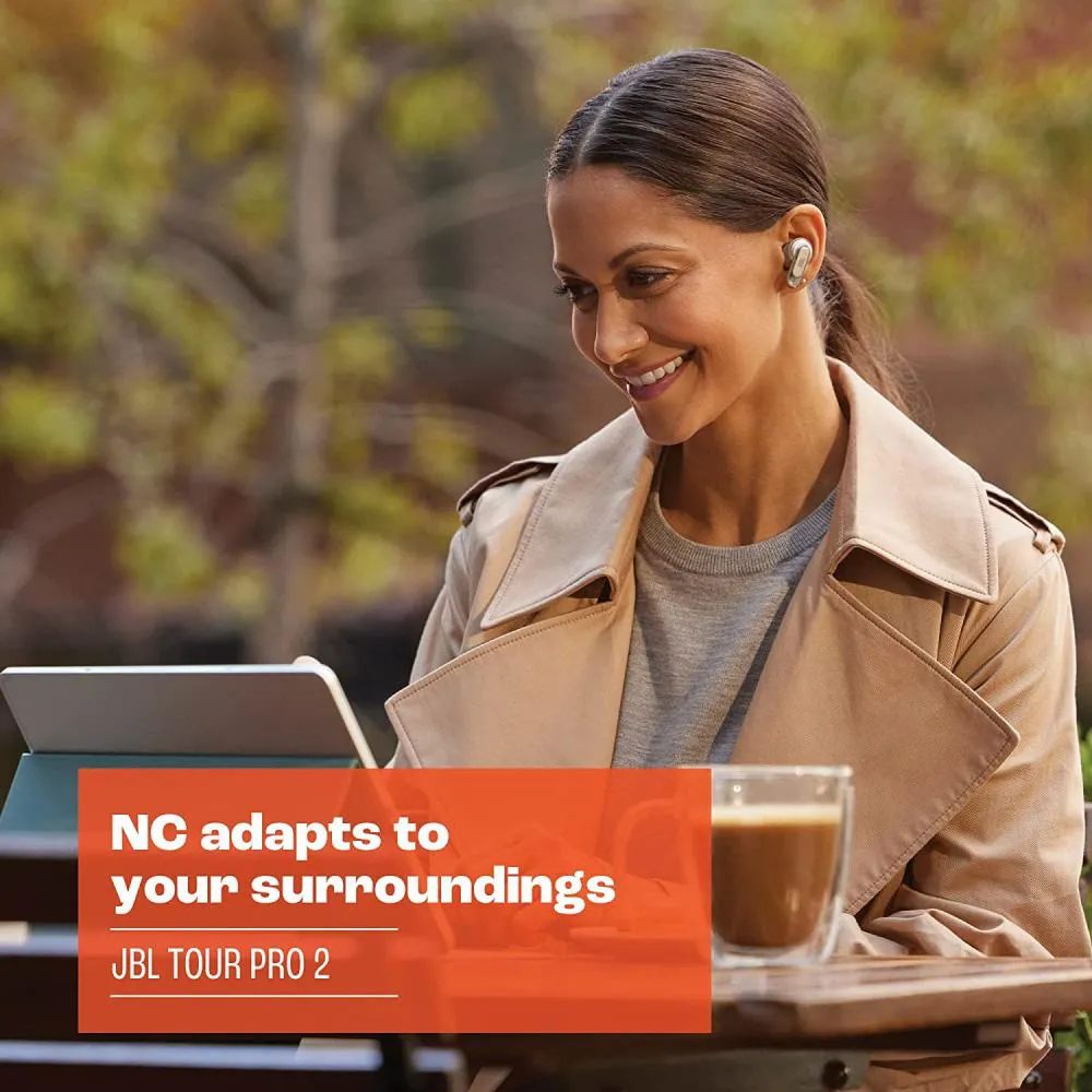 JBL Tour Pro 2 True Wireless Noise Cancelling Earbuds
