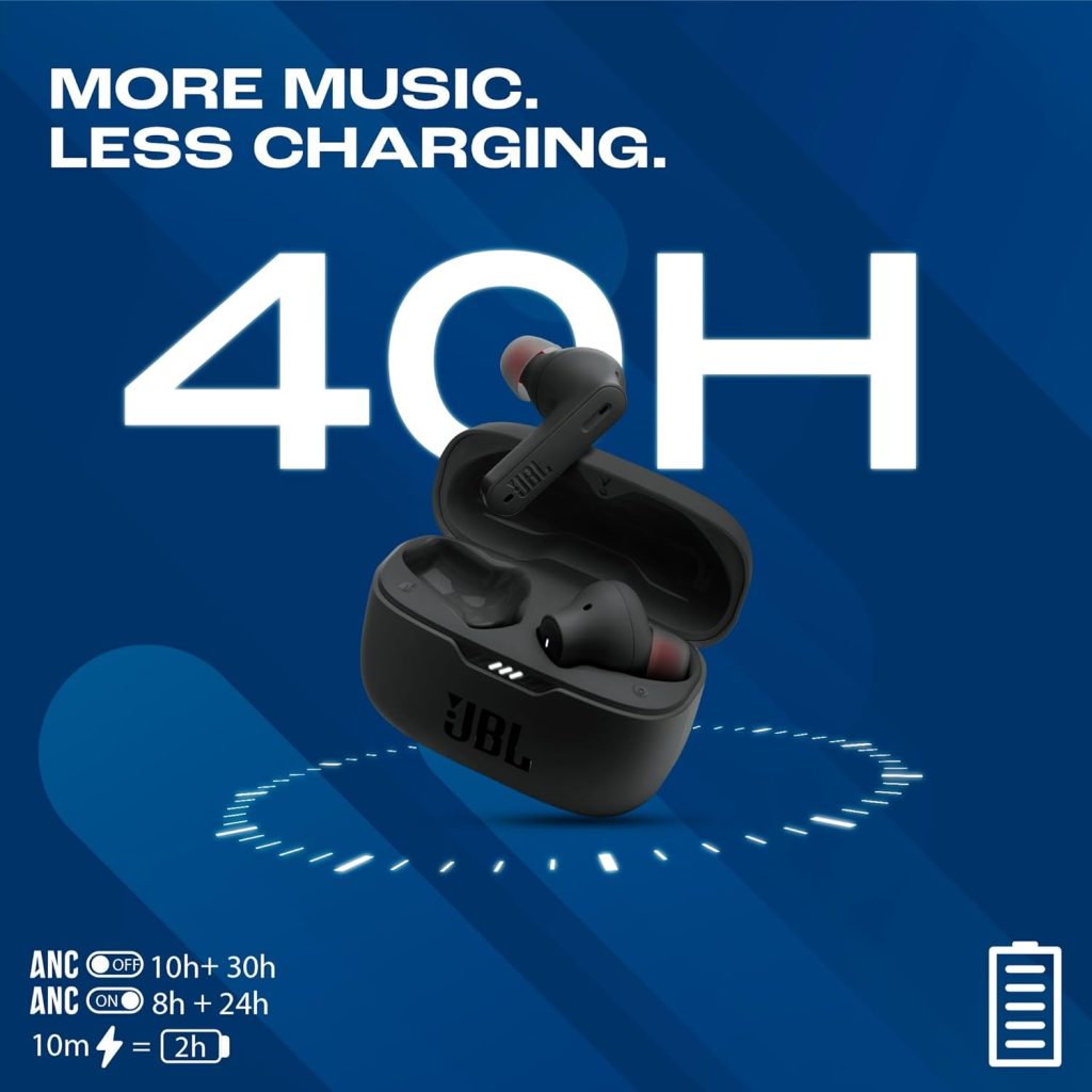 JBL Tune 235NC TWS True Wireless Earbuds: Premium Sound with Active Noise Cancelling 