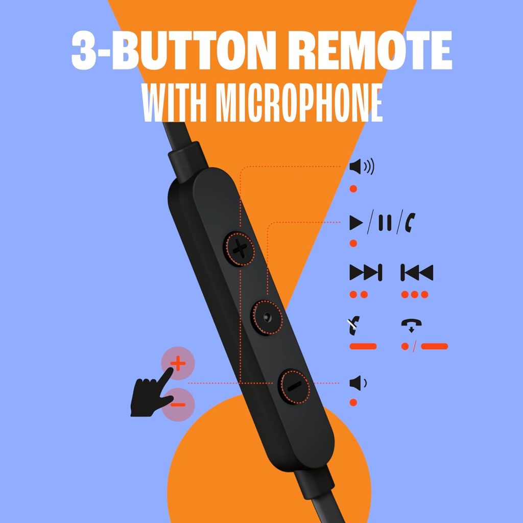 JBL Tune 310C Type C Hi-Res with DAC in-Ear Headphones 3-Button Remote with Microphone 