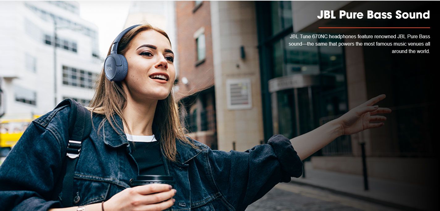 JBL Tune 670 NC Wireless Over-Ear Headphone
