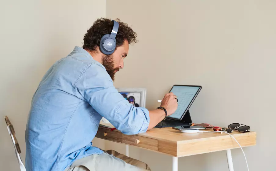 JBL Tune 760NC Wireless Headphones with Active Noise Cancellation 