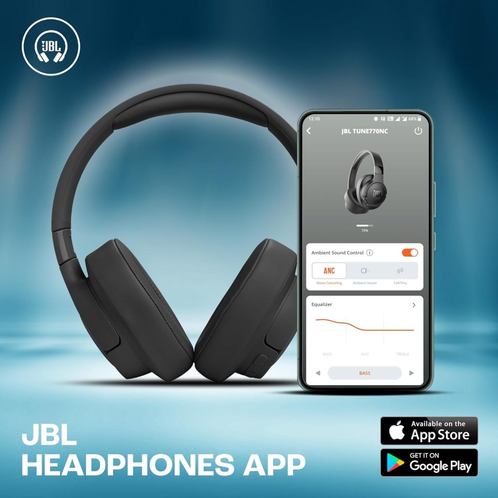 JBL Tune 770 NC Wireless Over-Ear Headphone
