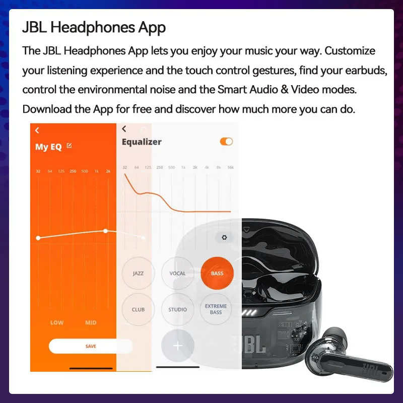 JBL Tune Beam TWS (Ghost Edition) 