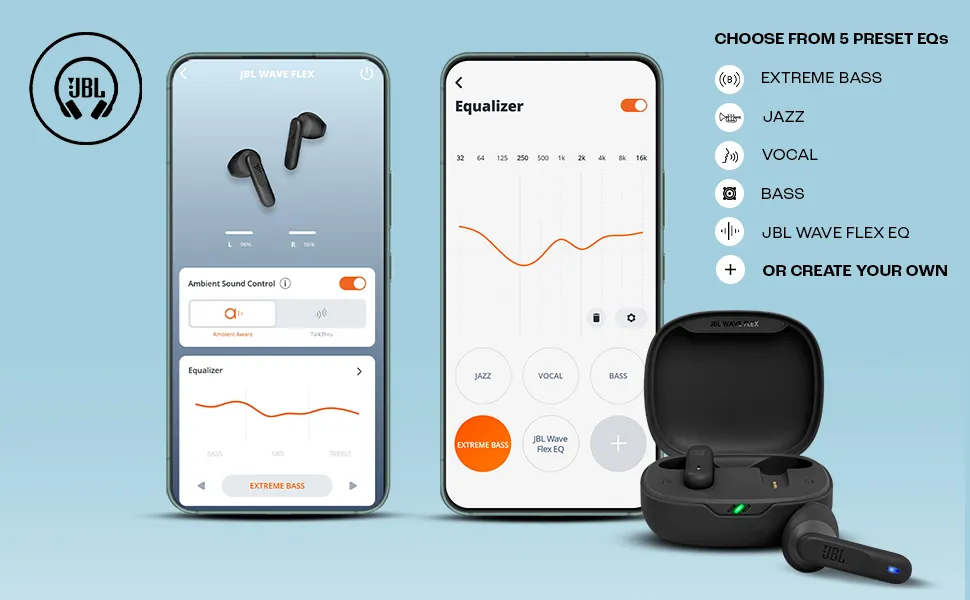 JBL Wave Flex True Wireless Earbuds 