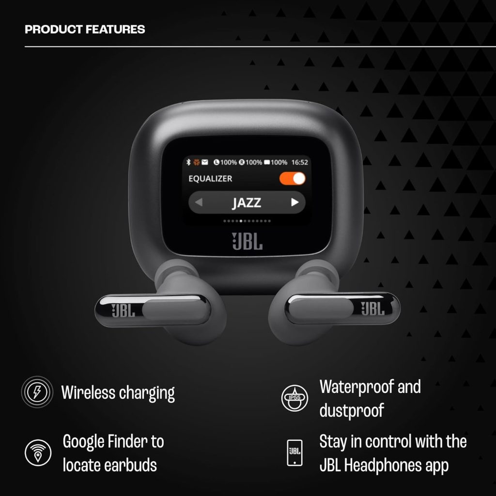 JBl live Beam 3 ANC Earbuds With Display
