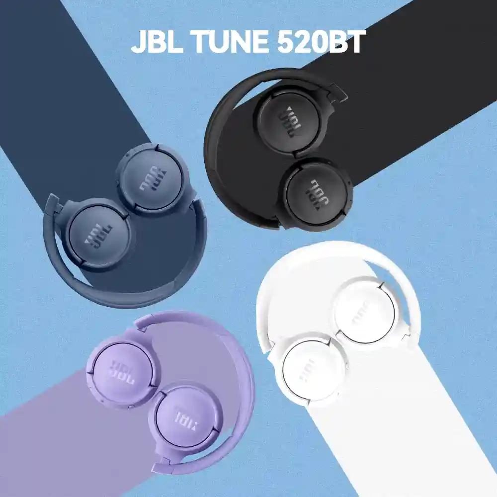 JBL Tune 520BT – Wireless On-Ear Headphones 
