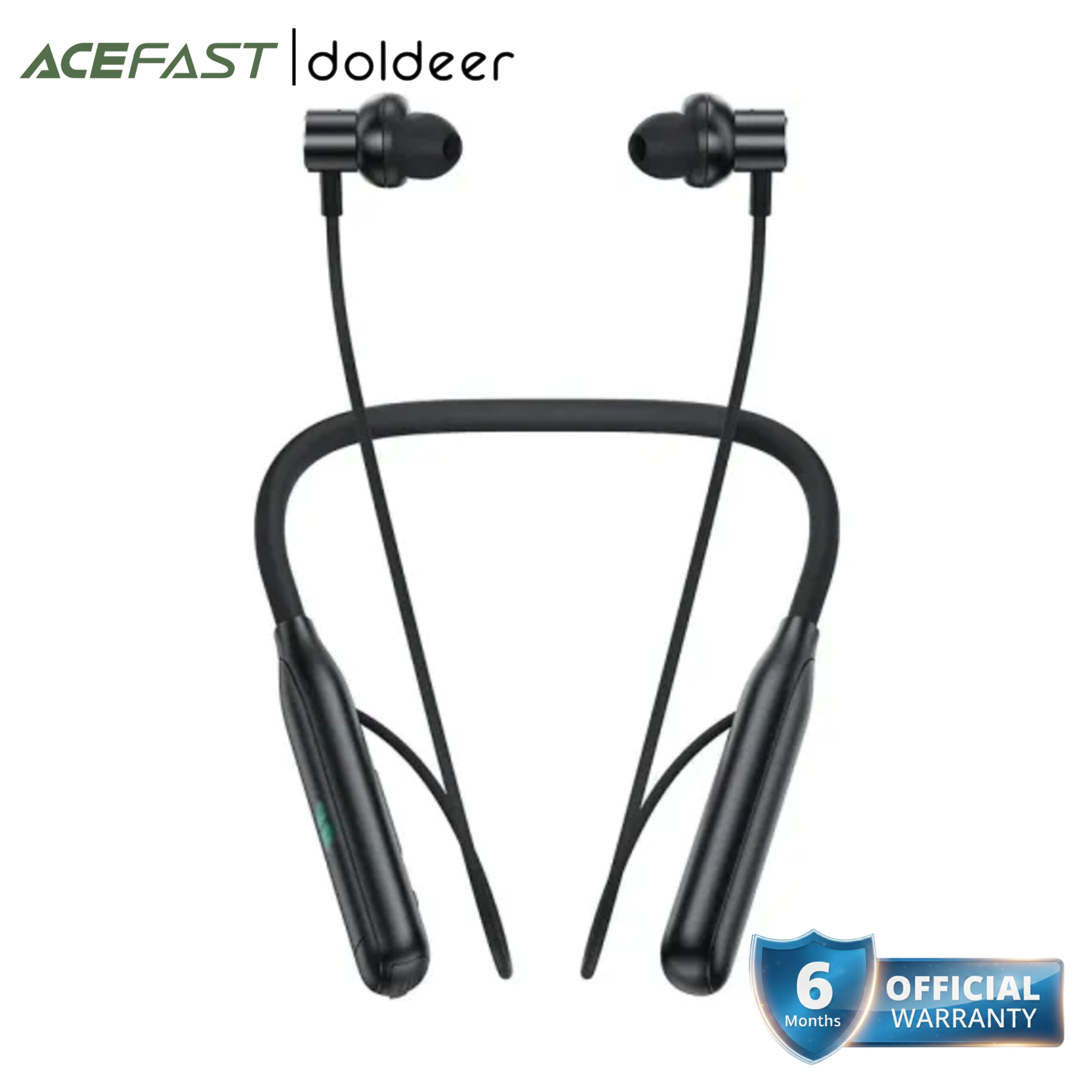Acefast N4 Neckband - 130H Playtime & LED Power Display Acefast N4 Neckband: 130H Playtime & LED Power Display
