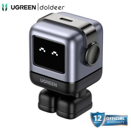 UGREEN 30W Robot USB-C GaN Fast Charger Space Gray