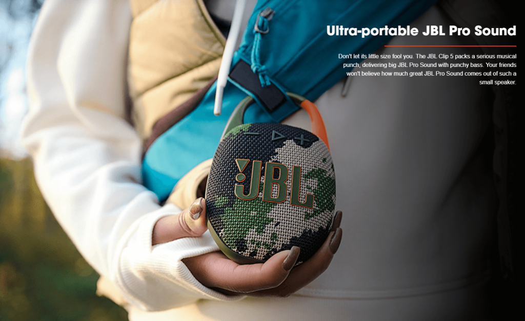 JBL Clip 5 Bluetooth Speaker 